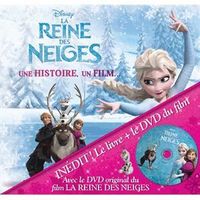 LA REINE DES NEIGES - Une histoire, un film - Livre DVD - Disney