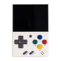 AMPOWN MIYOO MINI V4 Console de jeu portable rétro Carte TF 128G Blanc