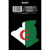 STICKZIF 1 Adhésif Carte Algerie STP3C