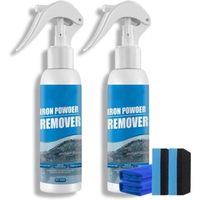 Car Rust Remover Spray, 100ml Car Maintenance Powder Spray Rust Remover Iron Cleaning, Metal Paint Cleaner Spray, 3pc