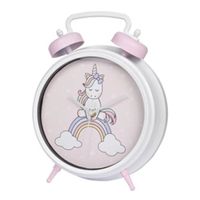 Horloge - Licorne - Aspect vintage - Rose - Enfant - 3 ans et plus