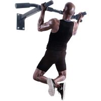ISE Barres de Traction Murale Barre de Fitness Fixation plafond Exercices Pull Up Bar SY-165