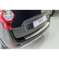 Protection Pare-Chocs adapté pour Dacia Lodgy année 2012- [Argent brossé]