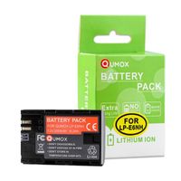 Qumox LP-E6NH Batterie pour Canon EOS 5D Mark II/III/IV, 5DS, 5DS R, 6D, 6D Mark II, 7D, 7D Mark II, 70D, 80D, 90D, R, R5, R5C, R6