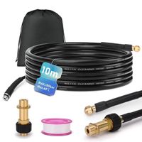 Tuyau Haute Pression 10 M, 500 Bars – Pour Kärcher K2 à K7 – Résistant à 60°C, Avec Sac !
