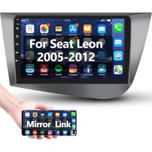 AUTORADIO Android Autoradio GPS pour Seat Leon 2005-2012(Con