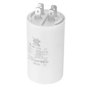 Condensateur De Démarrage 14µF 450V AC - Fil De 25cm - Dimensions 34x70mm - Film Polypropylène - Neuf
