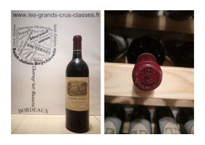 VIN ROUGE Carruades de Lafite 1989 - Second vin de Rothschil