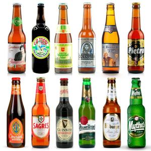 Coffret Bois Vide pour 6 Bouteilles de Bière de 33cl