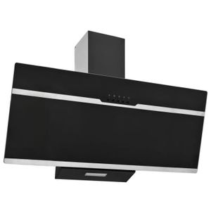 Hotte Cuisine Airone Murale Pluton Verre Noir 80 Cm Cuisissimo Achat Vente Hotte Cdiscount