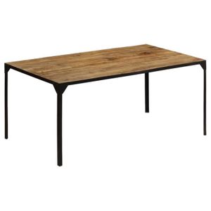 Table De Salle A Manger Bois De Manguier Massif 180 X 90 X 76cm