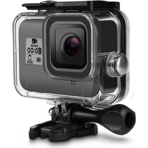 MiPremium Boîtier étanche Pour GoPro Hero 7 6 & 5 Noir Protection Sous-marine Shell Cage Mount Accessoires Vis En Aluminium Et Boucle à Dégagement
