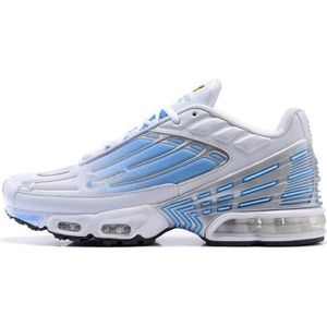 nike tuned 3 blanche et bleu