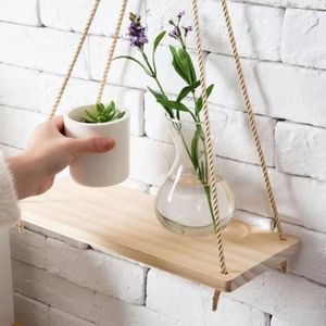 Umi Maison D/écoration,Finition rustique by Lot de 2 Etag/ères Flottantes Murales pour Salles de Bain Salons Chambres Cuisines
