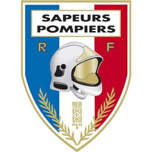 STICKER SAPEURS POMPIERS DE PARIS F.N.A.S.P.P POMPIER AUTOCOLLANT 9cm PE212 