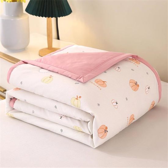 Couette Réversible Ete Legere Et Fine, Couette Sans Housse Lavable - Douce Et Confortable, Légère Et Respirante (145 * 200cm) - Maison