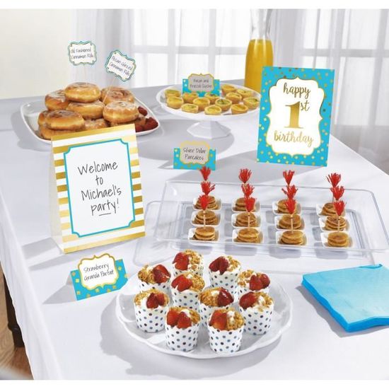 Amscan Kit De Decoration Buffet 1st Birthday 12 Pieces Bleu Achat Vente Kit De Decoration Cdiscount Amscan Kit De Decoration Buffet 1st Birthday 12 Pieces Bleu Achat Vente Kit De Decoration Cdiscount