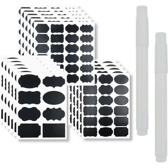160 étiquettes Autocollantes Personnalisables - Style Bohème, Imperméables - Pour Fournitures Scolaires, Bouteilles... - 5