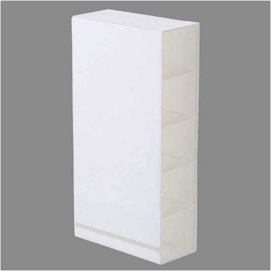 Boîte de rangement murale - PET - Blanc - 14cm x 12cm - Antirouille