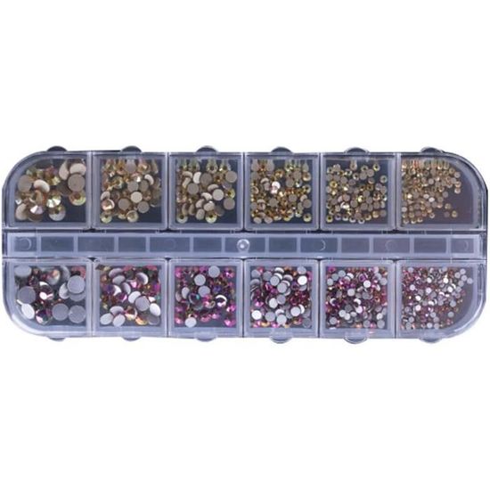 Geviro 1500 Strass Autoadesivi 3 Mm - Oro E Argento | Acrilico 14 Facce Per Decorazioni Fai Da Te - 2