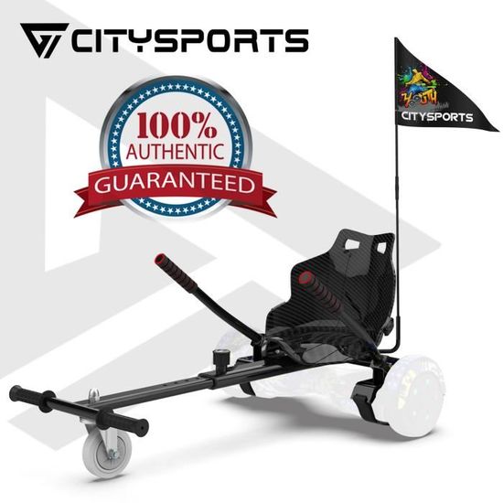 Xtrem 2 Sangles Hoverkart Solide Crochet Carre Triple EPAISSEUR RENFORCEE Pour Fixation Hover Go