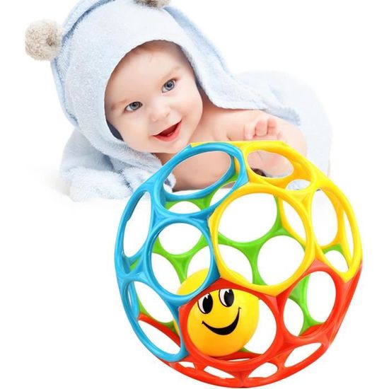 Balle de préhension pour bébé - Balles sensorielles souples et flexibles -  Jouet éducatif précoce pour bébé de 0 à 3 ans (10 cm) - Cdiscount Jeux -  Jouets