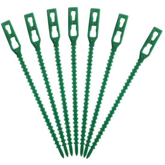 Lot De 100 Attaches De Câble Réutilisables En Nylon - Noires, 150mm, Réglables