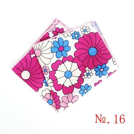 Itkcozcg Home Textiles, Mouchoir élégant En Coton Pour Femme, Tissu Doux, Absorbant, Confortable, Motif Floral