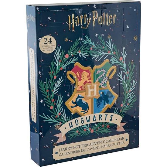 Calendrier de l'Avent Harry Potter 2022 - Licence officielle-Cinereplicas - 24 cadeaux exclusifs - Bleu - Mixte