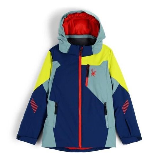 Veste de ski enfant Spyder Leader abyss 12 ans Cdiscount Sport