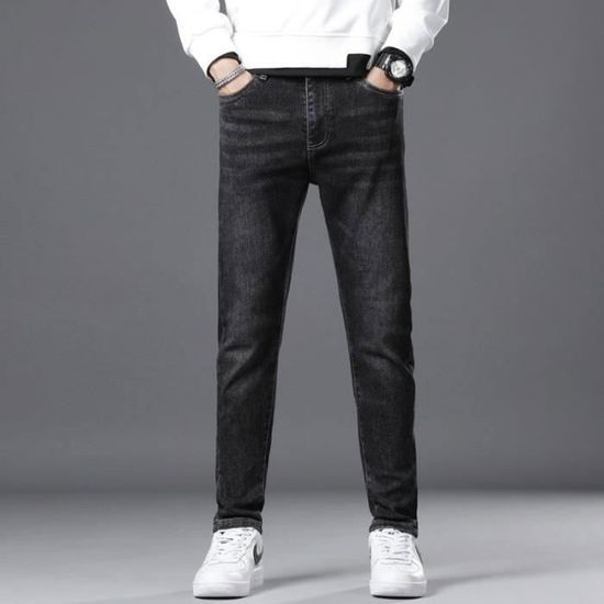 Jean noir coupe droite homme sales