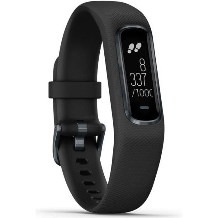 GARMIN Vivosmart 4 Bracelet de fitness avec cardio poignet - Taille S/M - Noir