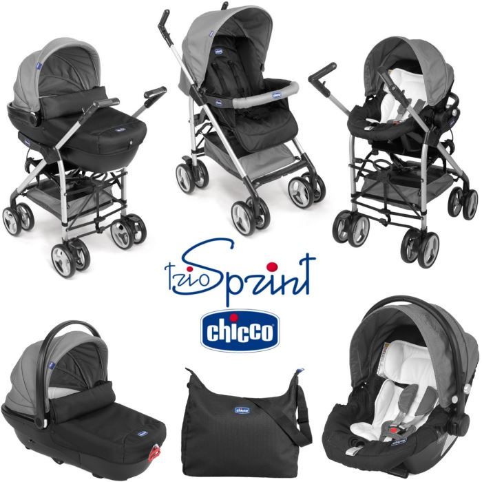 poussette chicco trio sprint pas cher