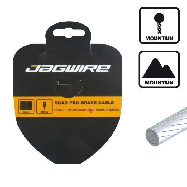 Boîte De 100 Câbles De Frein Jagwire Sport Slick Inox - Compatibles SRAM Pour VTT
