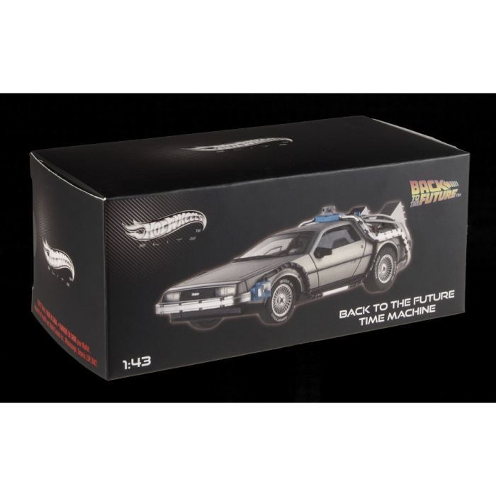 DeLorean Retour Vers Le Futur Hotwheesl 1/43e