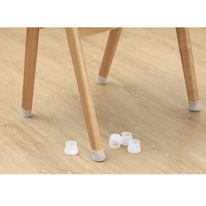 8 pc Table Chaise Jambe Silicone Cap Pad Meubles Table Pieds Couverture Sol Protecteur iwc1468