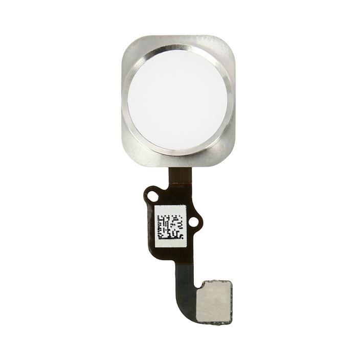 Bouton Home Complet avec nappe de connexion pour Apple iPhone 6 Blanc