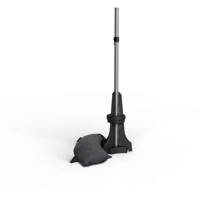 Pied pour parasol de balcon anthracite - de Ø20 à 40 mm - 25 Kg