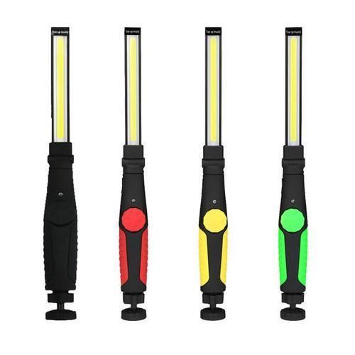 Lampe torche de main de lampe d'inspection d'atelier de mécanicien de lumière de travail de l'ÉPI LED rechargeable-noir