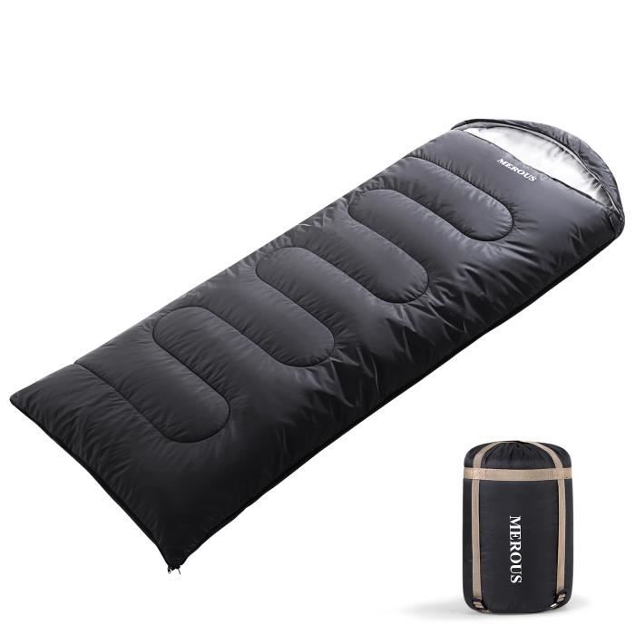 Sac de couchage automne/hiver pour adultes pour les voyages en plein air et le camping (190+30)*85CM - un acheté, un gratuit