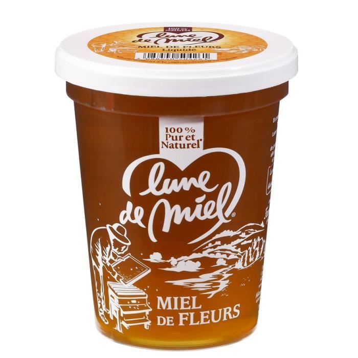 LUNE DE MIEL Miel de fleurs liquide - 500 g