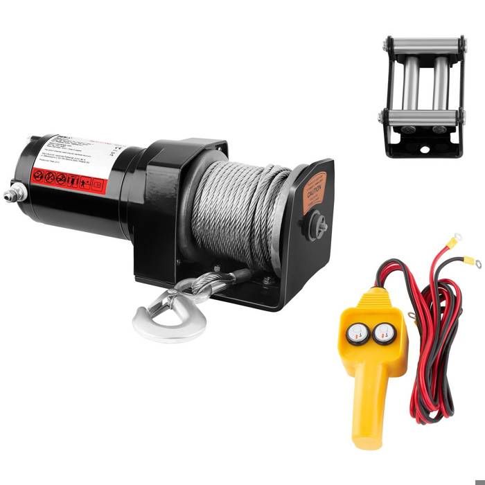 Treuil 4x4 Poulie de renvoi incl. 907 kg-2 000 lbs Longueur câble 15 m Diamètre câble 4mm Moteur 1ch PROPULLATOR 2000-C