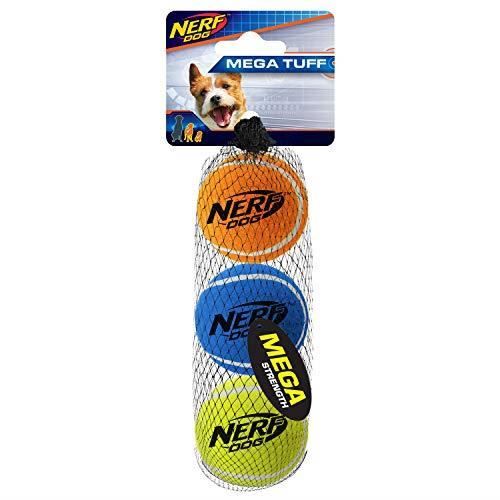 Nerf Dog Mega Force Balles de Tennis Jouet, 3450