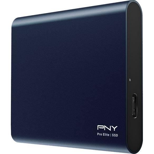 SSD Externe - PNY - Pro Elite in Blue Casing - 500 GB - (PSD0CS2060NB-500-RB)