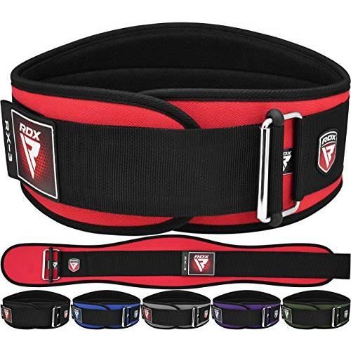 RDX Ceinture de Musculation Powerlifting Fitness, Weight Lifting Belt for Gym, D'entraînement Lombaire Belt pour Deadlifts