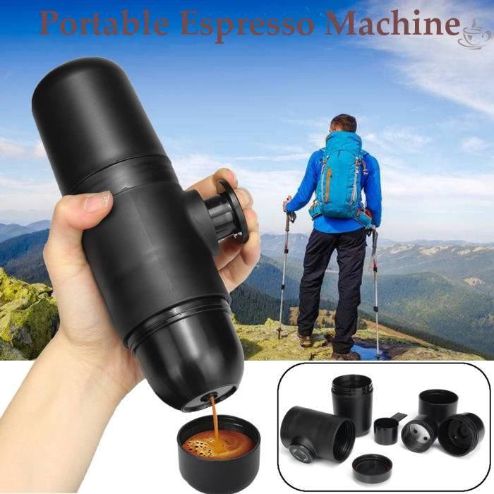 TEMPSA Mini Machine à café 140ml Portable Espresso Pressage Pot Cup À l'extérieur Picnic Camping