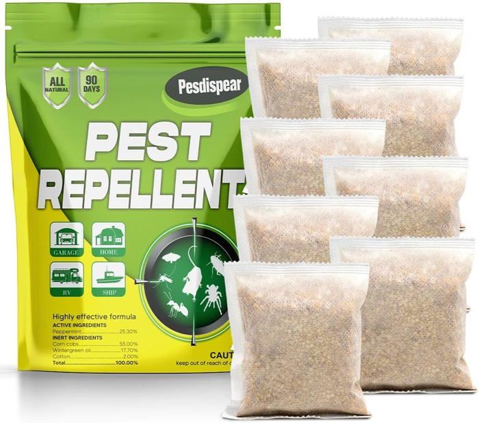 Barrage aux Insectes, Anti Moustique, Repulsif Souris, Huile Citronnelle et Menthe Poivrée