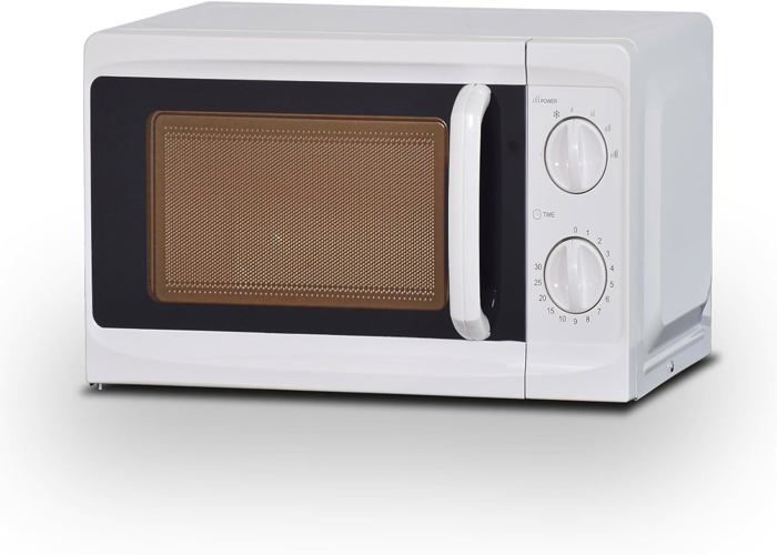 Micro-ondes MEDION 17L - 700W - 6 Niveaux De Puissance - Décongélation - Noir - Compact Et Facile à Nettoyer