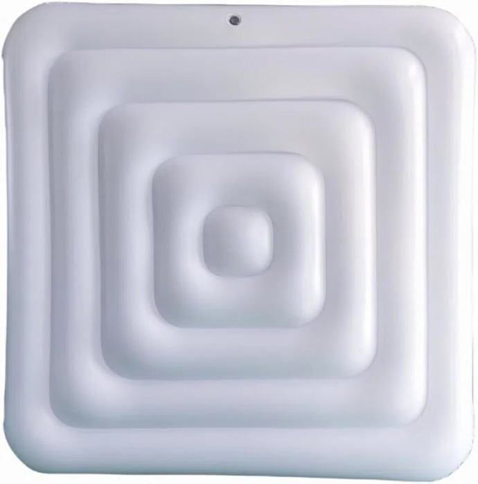 LATERN Flotteur Pizza Géant Gonflable – 180x150 Cm – PVC Ultra-résistant – Porte-gobelets – Charge 200 Kg – Pour Piscine, Lac, Plage