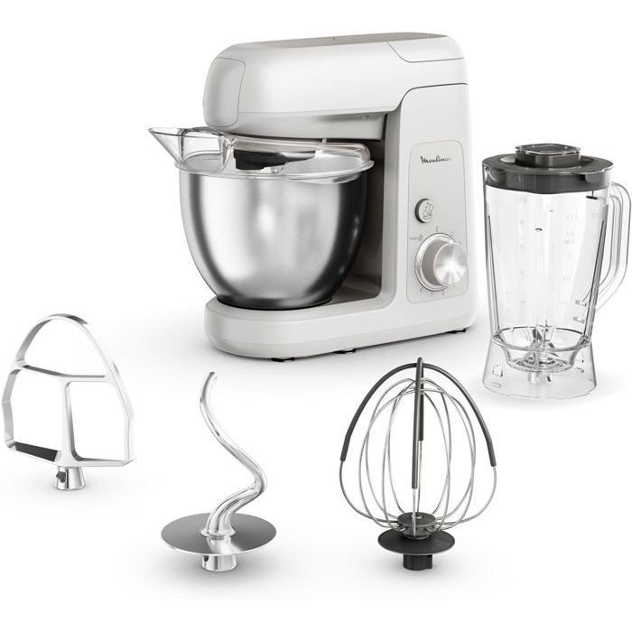 Robot de cuisine - MOULINEX - QA521B25 - 46L - 1100W - Gris